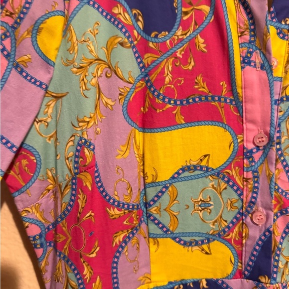 Colorful Long Sleeve Dress - Picture 3 of 5